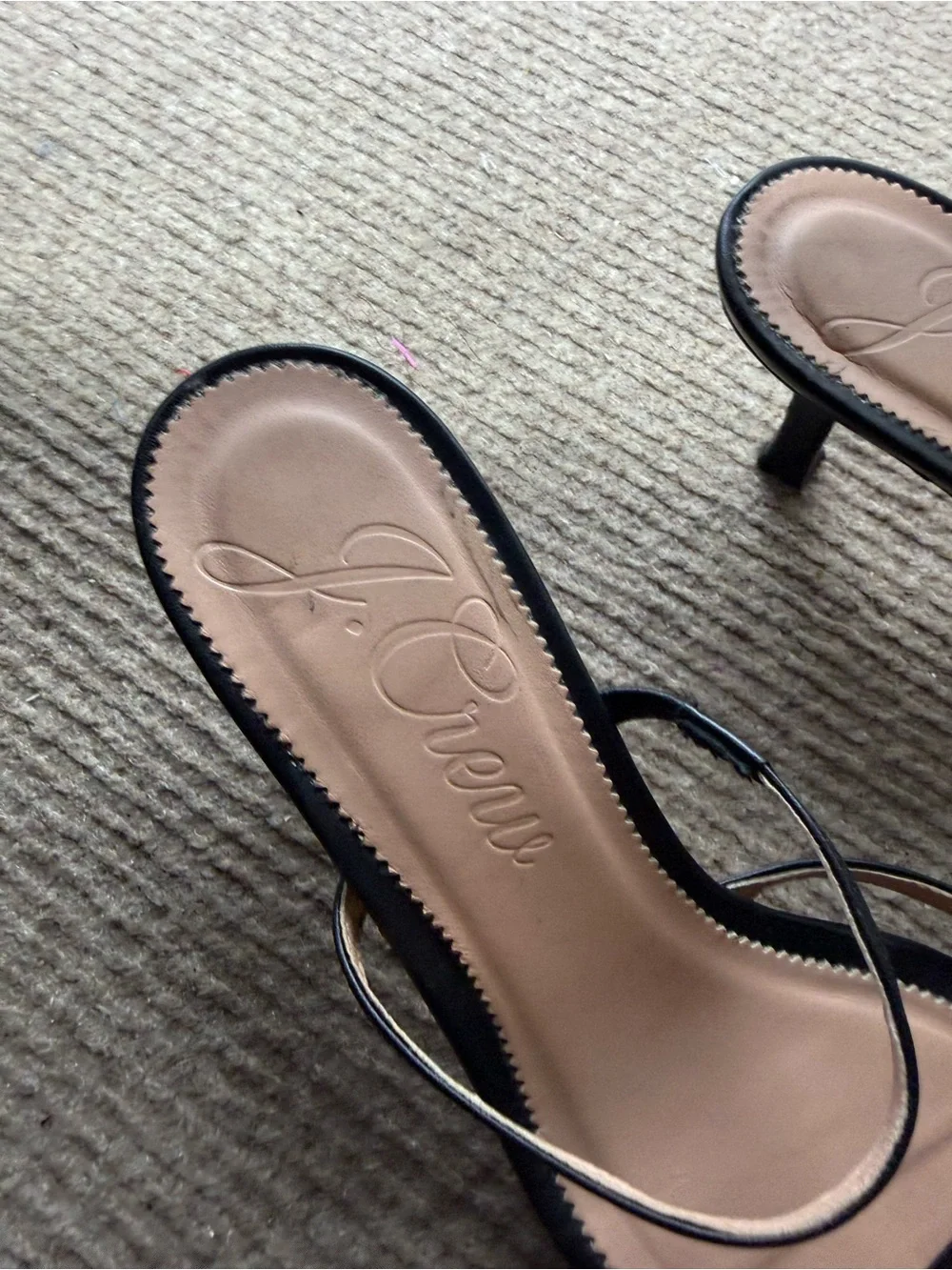 J. Crew Violetta Sandals, size 10, black